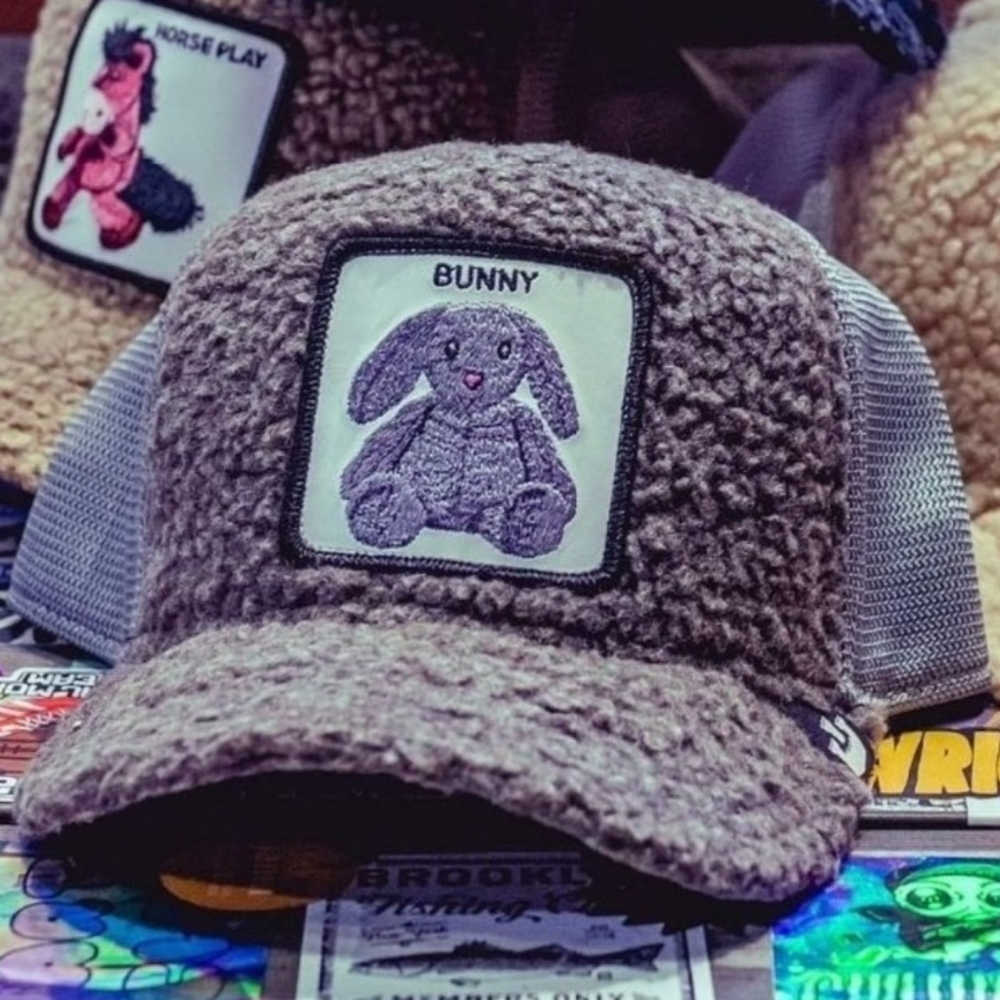 SOLD!! Goorin Bros. Bunny Business Trucker Hat.